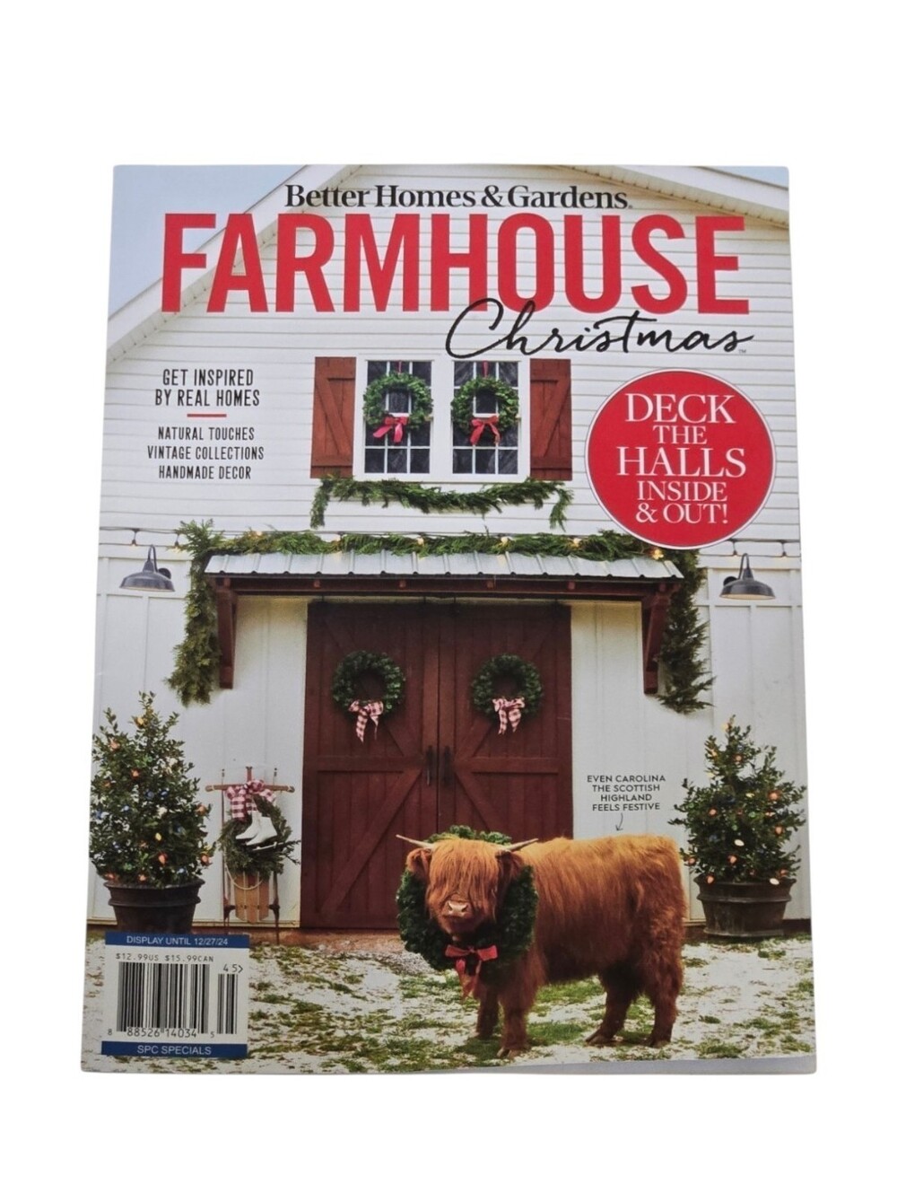 Better Homes & Garden Farmhouse Christsmas Magazine